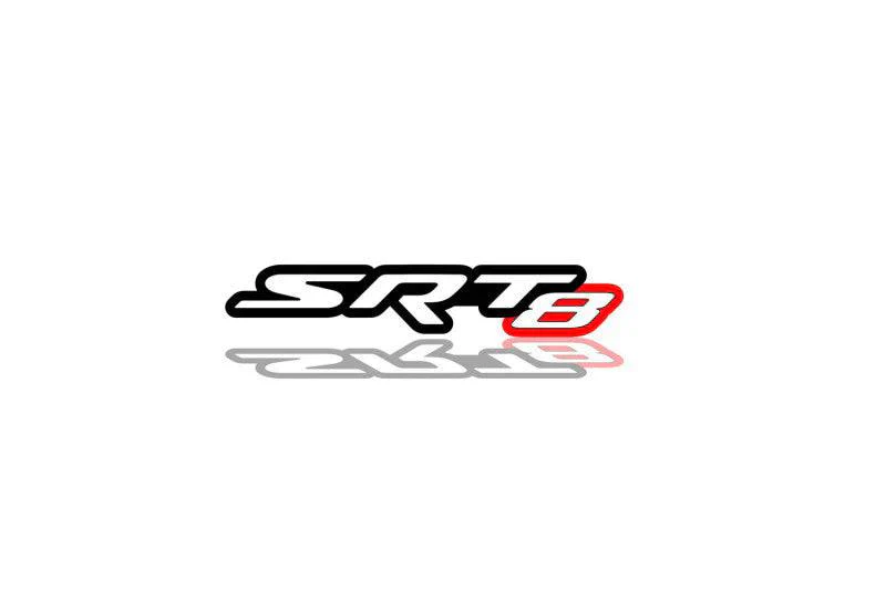 Chrysler tailgate trunk rear emblem with SRT8 logo (type 2)