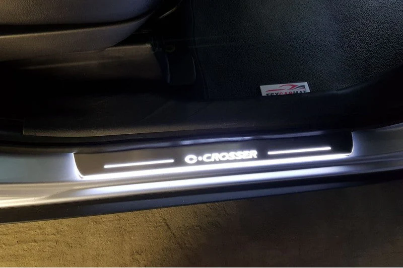 Citroen C-Crosser 2007-2012 LED Door Sills PRO With Logo C-Crosser - Image 14