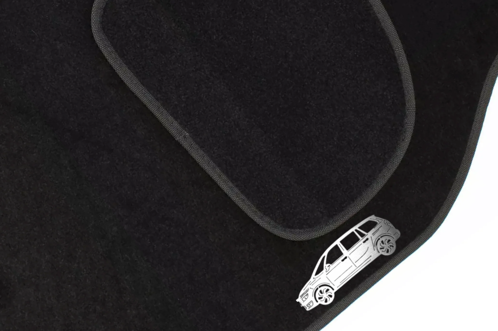 Citroen Grand C4 Picasso II (2014+) Floor Mat Emblem Set – Stainless Steel Badges