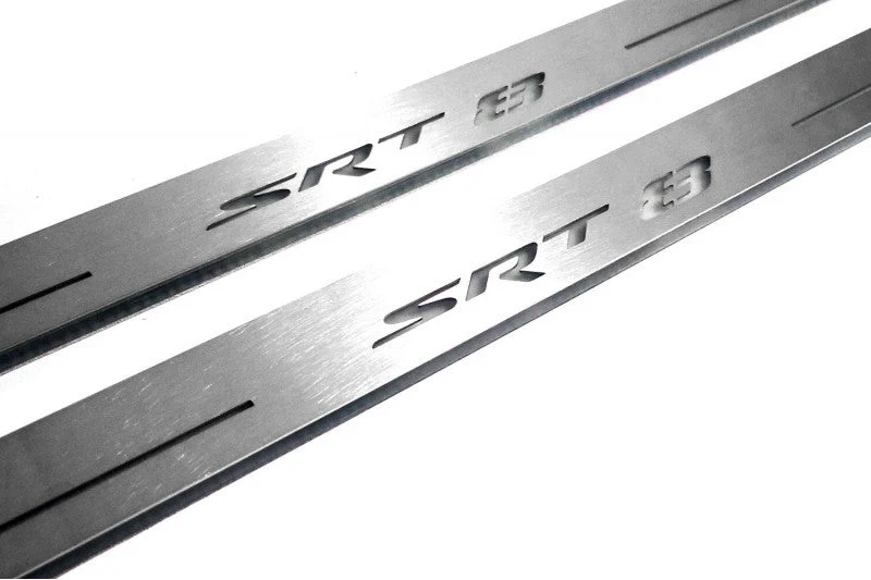 Dodge Challenger 2008+ Auto Door Sills With Logo SRT8 - Image 8