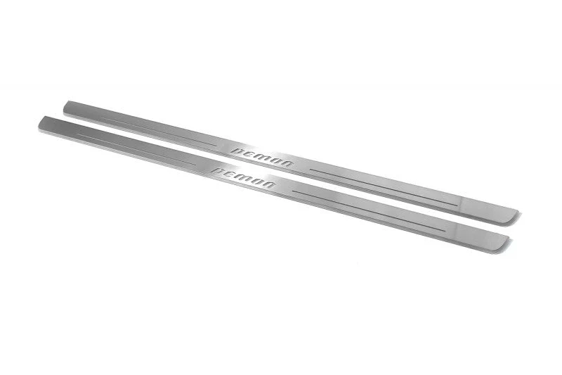 Dodge Challenger 2008+ LED Door Sill With Logo DEMON - Image 7