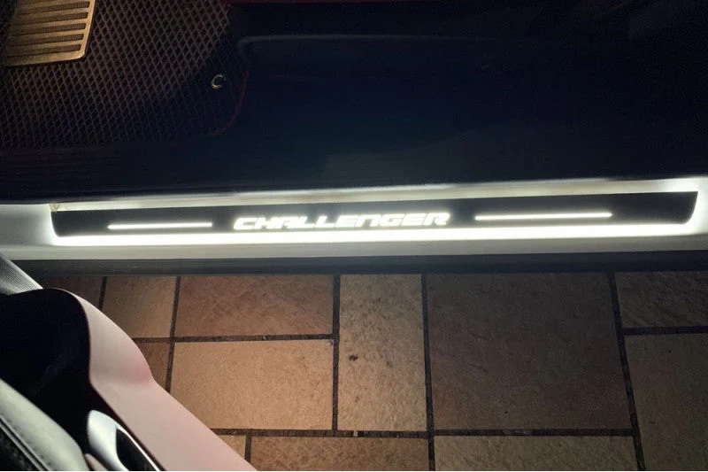 Dodge Challenger 2008+ LED Door Sills PRO With Logo Challenger - Image 14