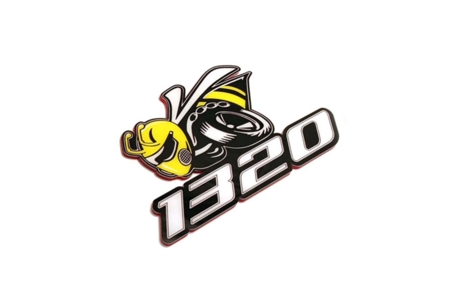 Dodge tailgate trunk rear emblem with 1320 Scat Pack logo - Image 9