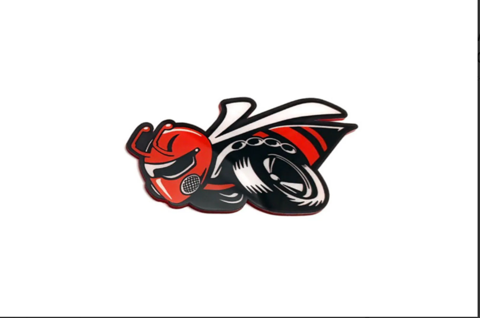 Dodge tailgate trunk rear emblem with 1320 Scat Pack logo (type 3) - Image 7