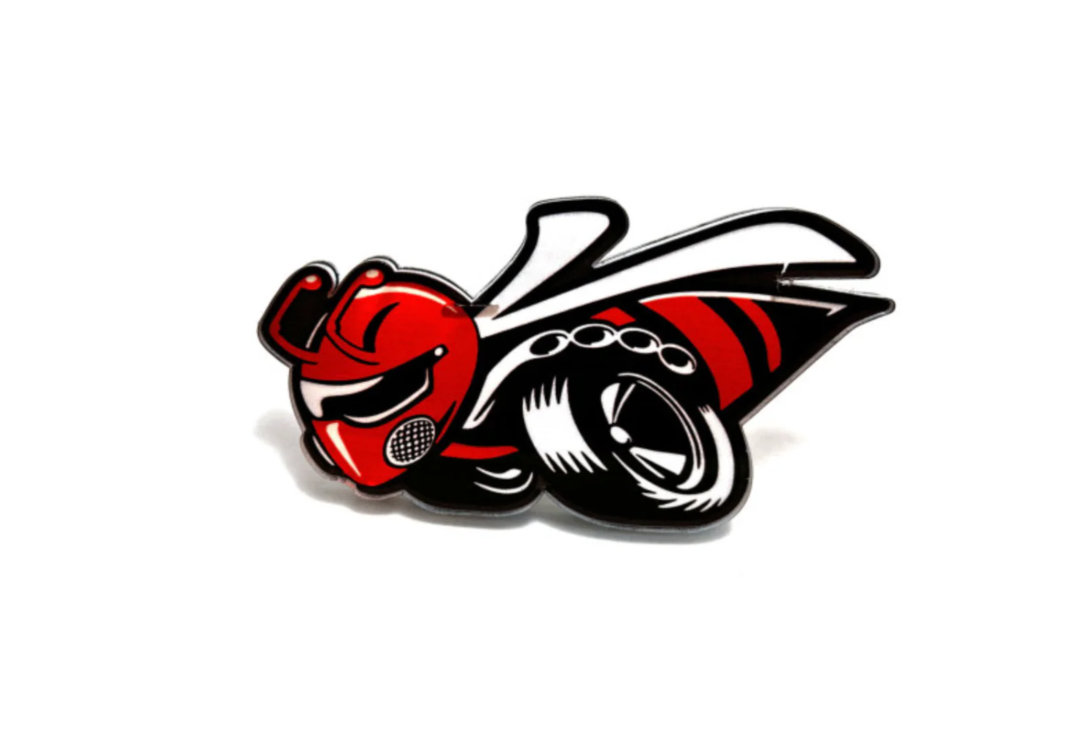 Dodge tailgate trunk rear emblem with 1320 Scat Pack logo (type 3) - Image 3