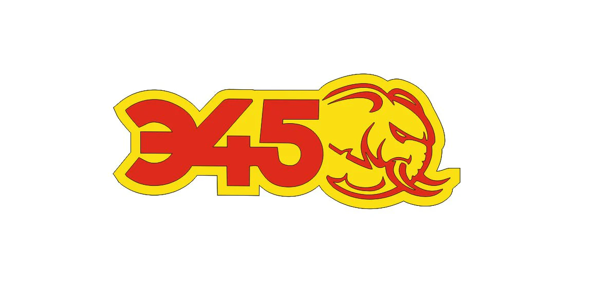 Dodge Challenger trunk rear emblem between tail lights with 345 Mopar Hellephant logo - Image 15