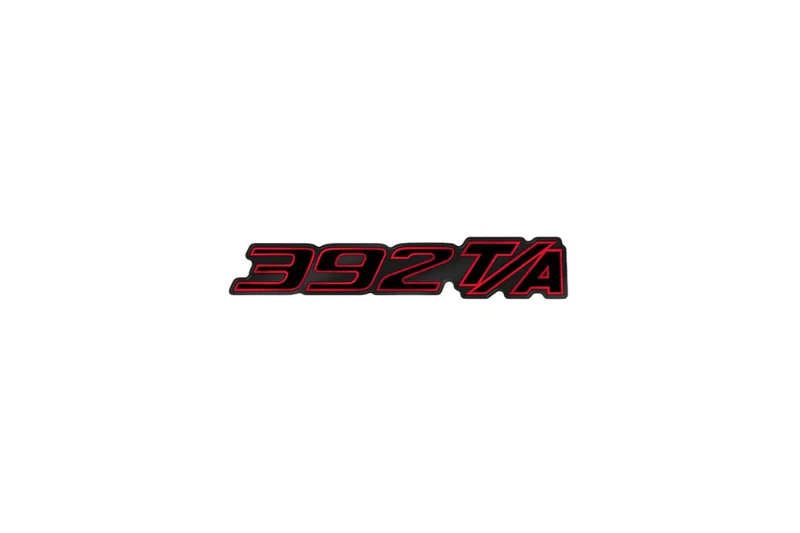 Dodge Challenger trunk rear emblem between tail lights with 392 T/A logo (Type 2)