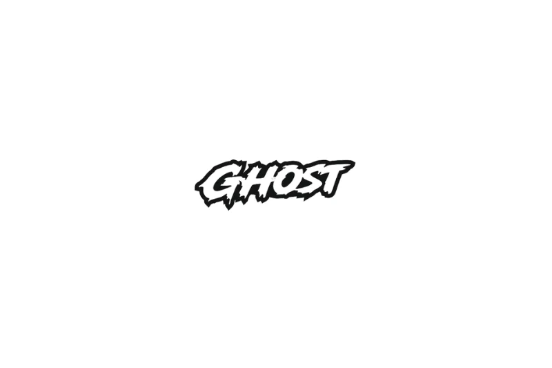 Dodge Challenger trunk rear emblem between tail lights with Ghost logo (Type 2)