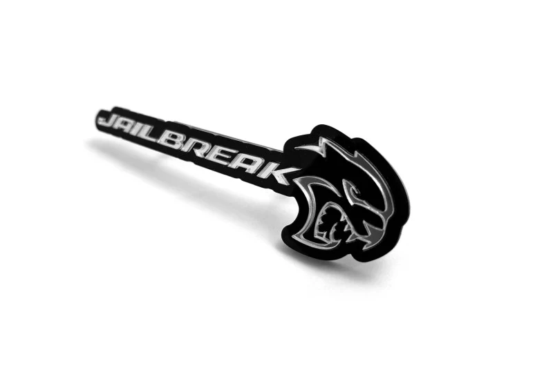 DODGE Radiator grille emblem with Jailbreak Hellcat logo - Image 3