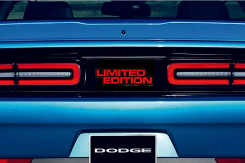 Dodge Challenger trunk rear emblem between tail lights with Limited Edition logo - Image 2