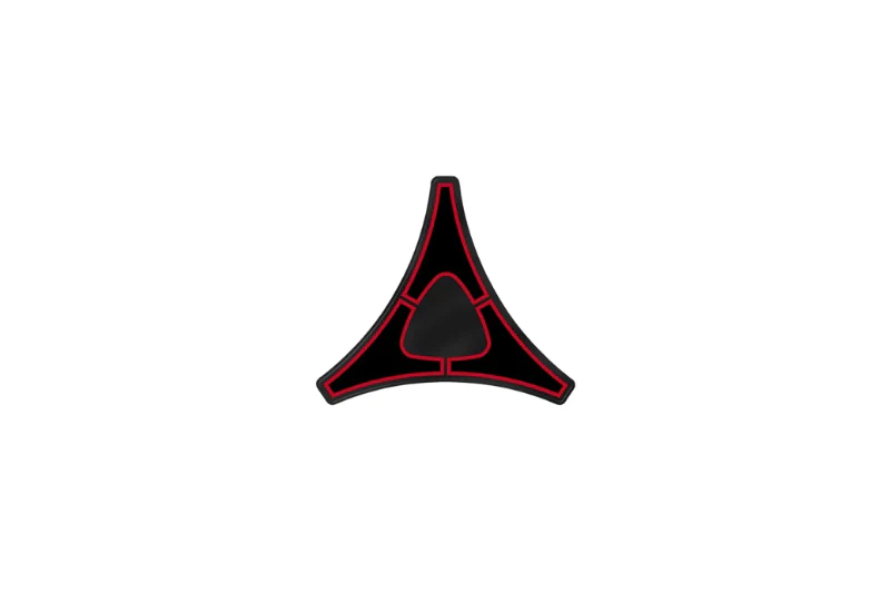 Dodge Challenger trunk rear emblem between tail lights with REFLECTIVE FRATZOG logo - Image 3