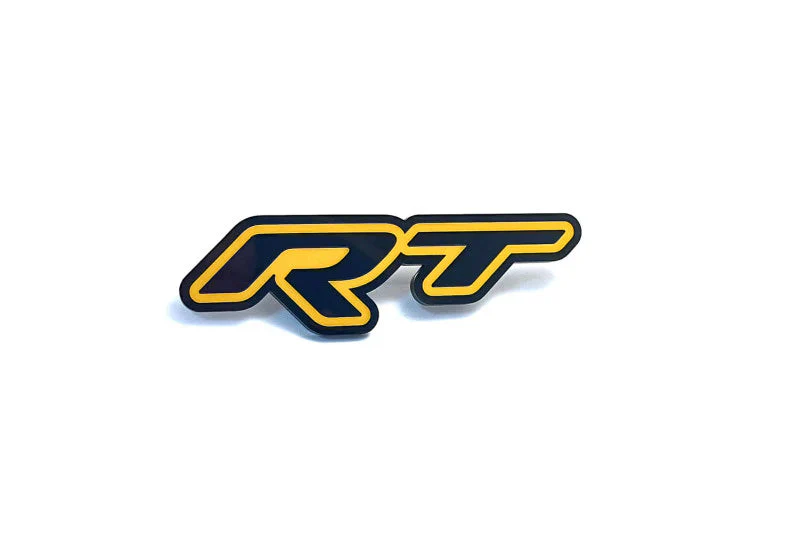 Dodge Challenger trunk rear emblem between tail lights with RT logo (type 2)