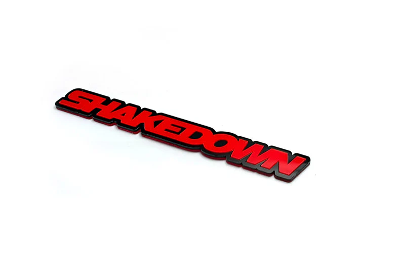 Dodge tailgate trunk rear emblem with Shakedown logo - Image 4