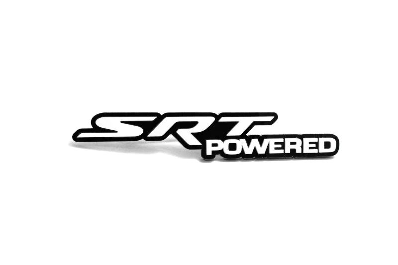 Chrysler tailgate trunk rear emblem with SRT Powered logo - Image 12