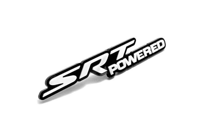 Chrysler tailgate trunk rear emblem with SRT Powered logo - Image 13