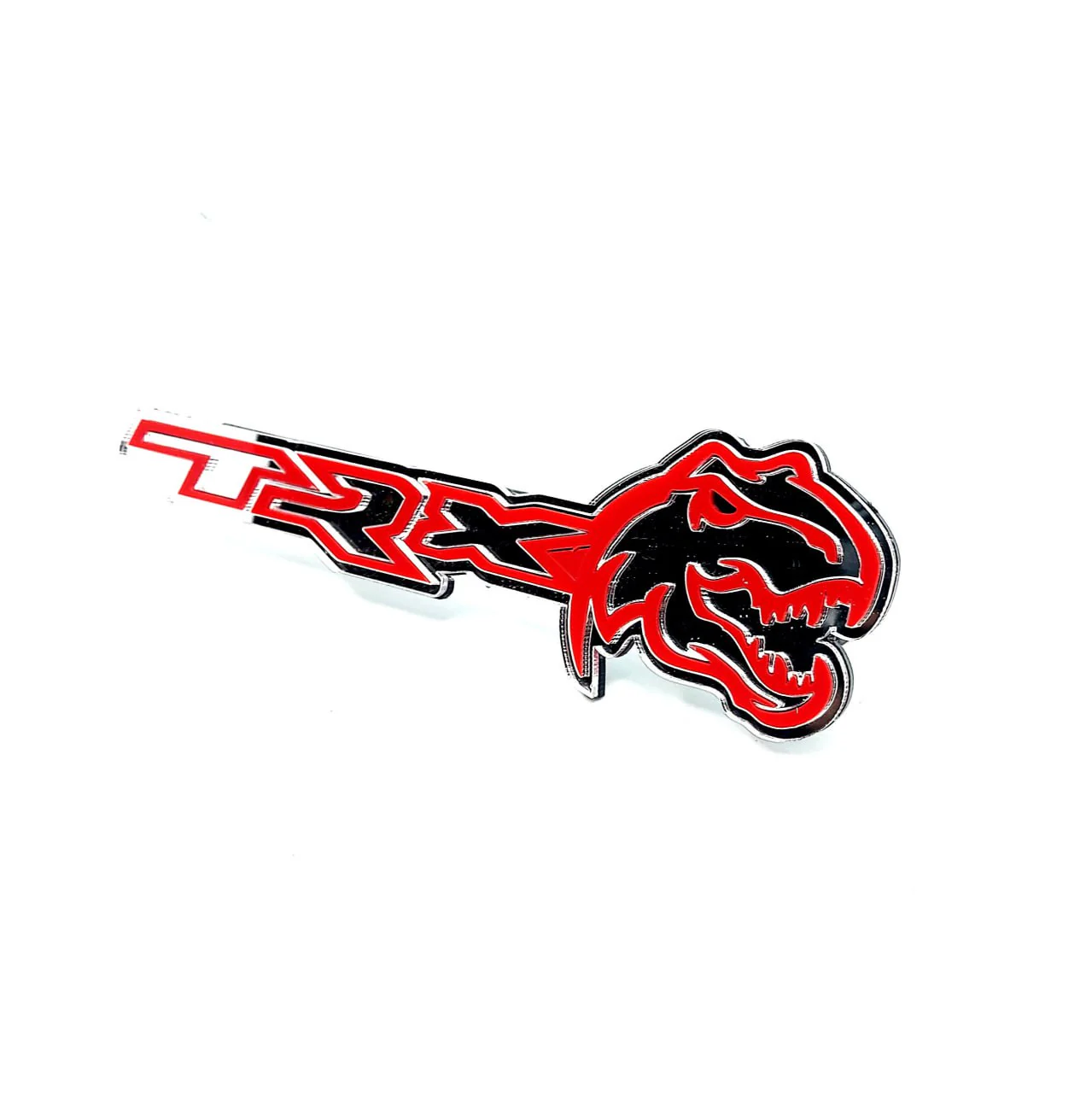 Dodge Challenger trunk rear emblem between tail lights with TRX + Tirex logo (Type 2) - Image 2