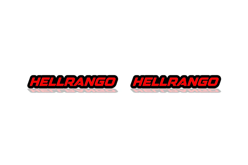 Dodge Durango Emblem & Badges set with Hellrango logo - Image 3