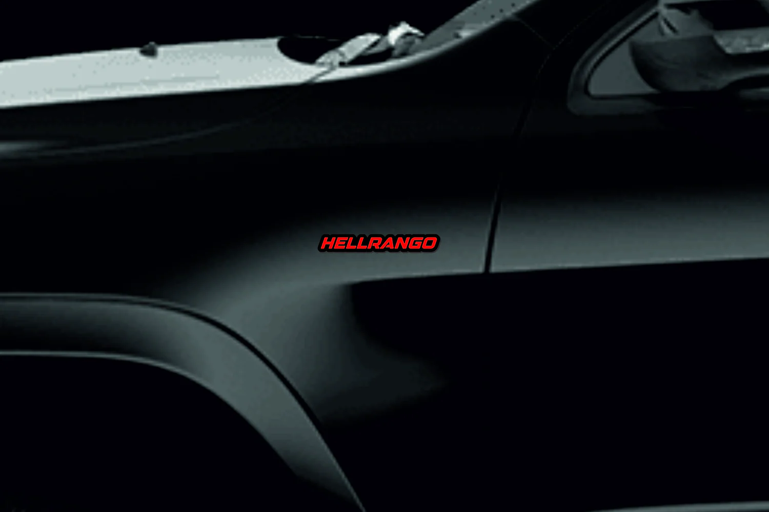 Dodge Durango Emblem & Badges set with Hellrango logo - Image 5