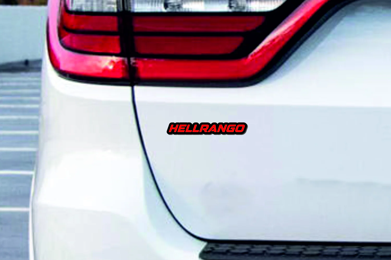 Dodge Durango Emblem & Badges set with Hellrango logo - Image 6