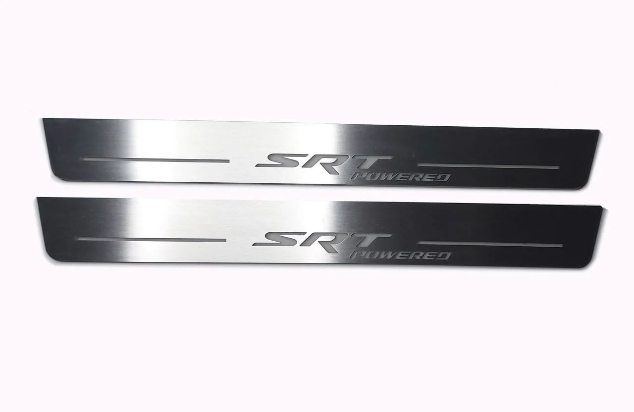 Dodge Durango III 2011+ Door Sill Led Plate With SRT POWERED Logo - Image 3