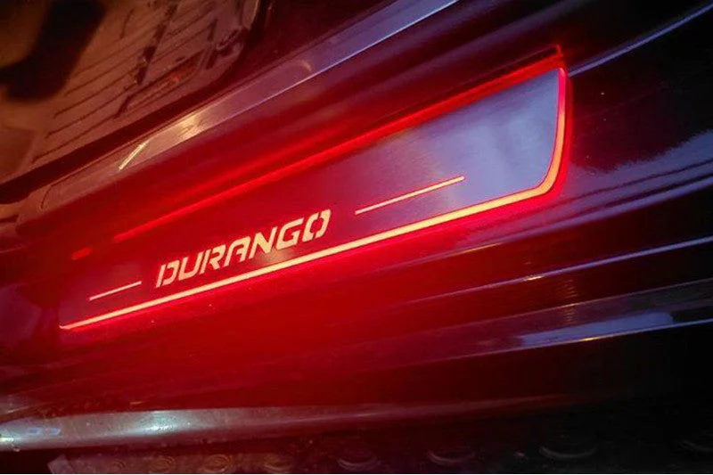 Dodge Durango III 2011+ LED Car Door Sill With Logo Durango - Image 21