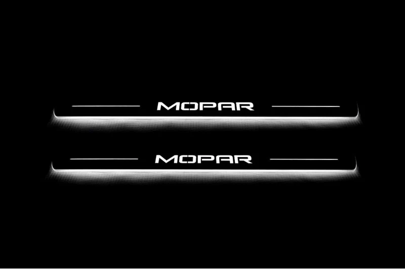 Dodge Durango III 2011+ LED Car Door Sill With Logo MOPAR - Image 2