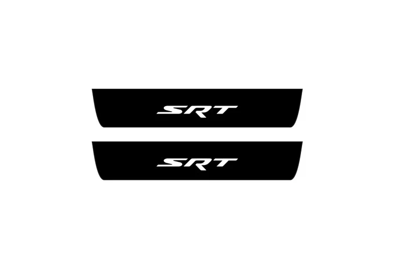 Dodge Durango III 2011+ Led Door Sill Pro With Logo SRT (Premium Painting) - Image 6