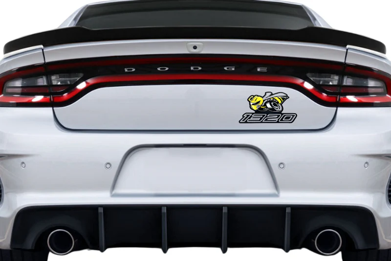 Dodge Emblem & Badge Set - Grille and Tailgate 1320 Scat Pack logo - Image 3