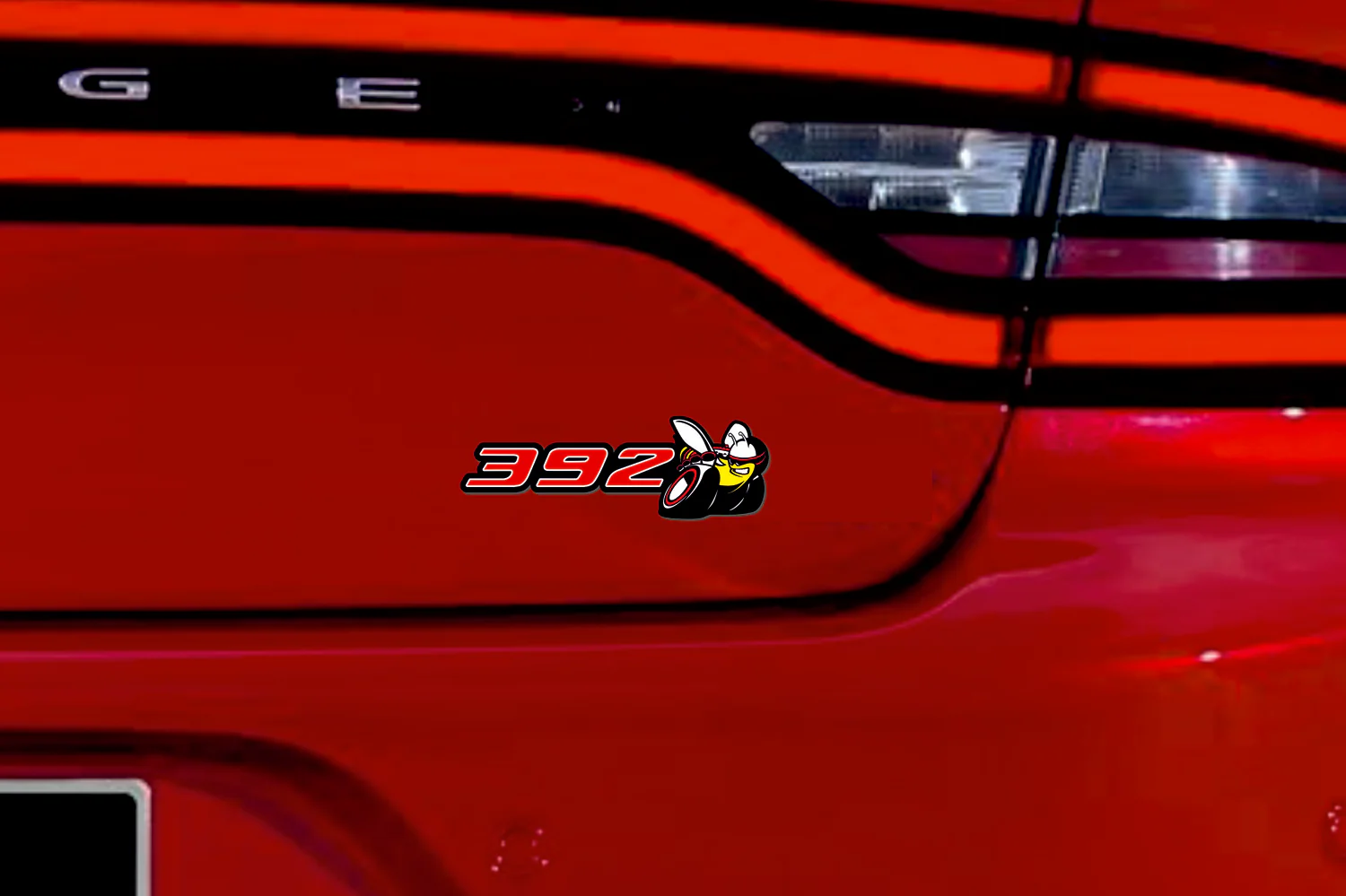 Dodge Emblem & Badge Set - Grille and Tailgate 392 Scat Pack logo - Image 3