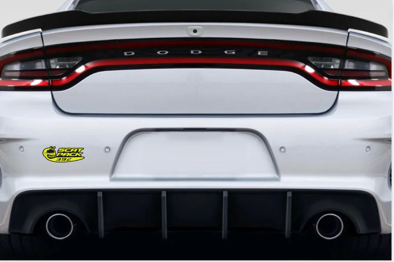 Dodge Emblem & Badge Set - Grille and Tailgate 392 Scat Pack logo (Type 2) - Image 3