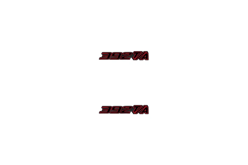 Dodge Emblem & Badge Set - Grille and Tailgate 392 T/A logo (Type 2)