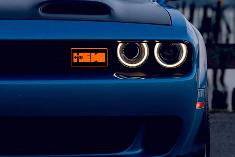 Dodge Emblem & Badge Set - Grille and Tailgate 426HEMI logo (Type 3) - Image 2