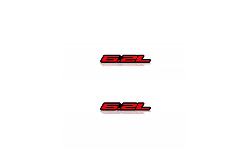 Dodge Emblem & Badge Set - Grille and Tailgate 6.2L logo