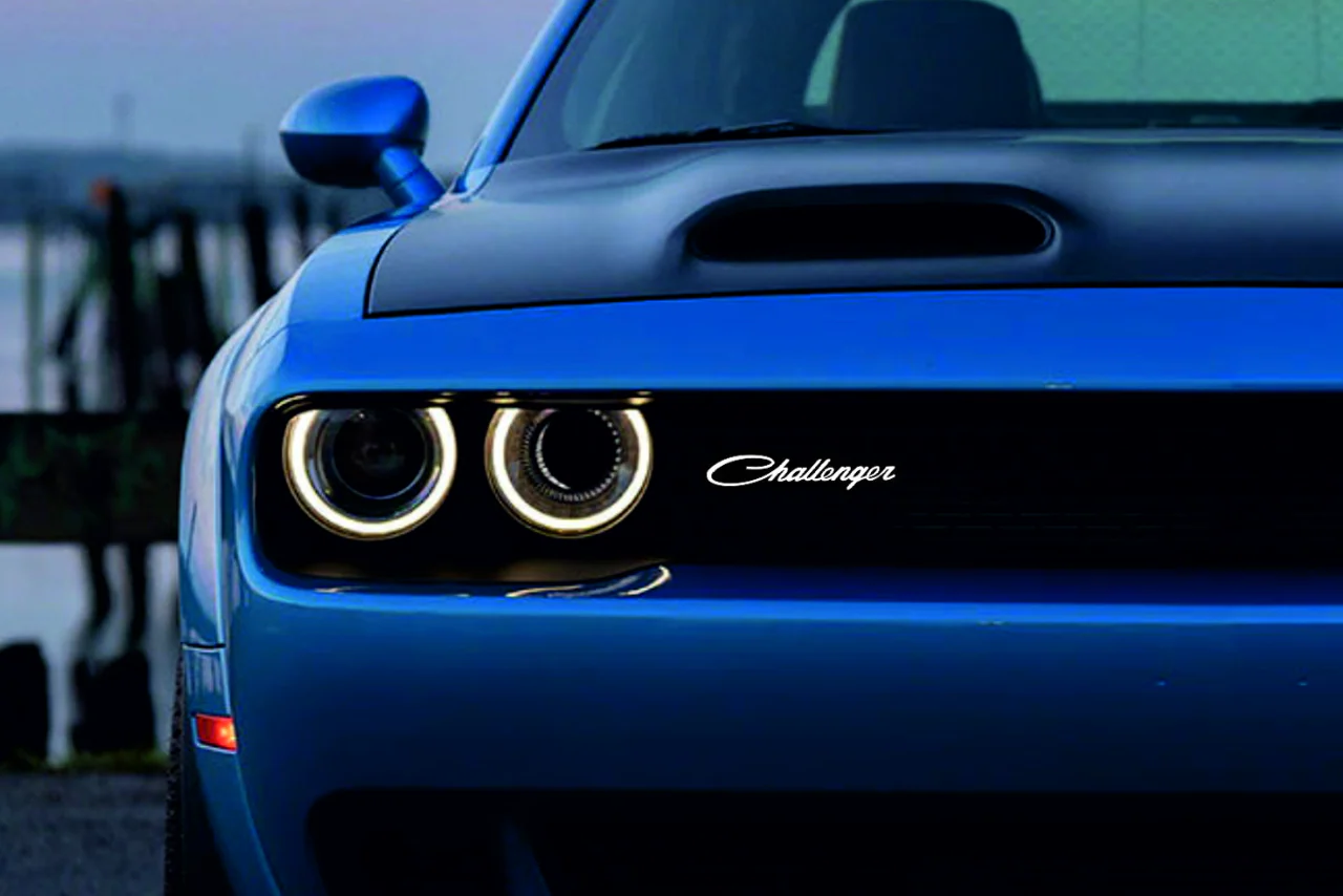 Dodge Emblem & Badge Set - Grille and Tailgate Challenger logo (Big Size) - Image 2