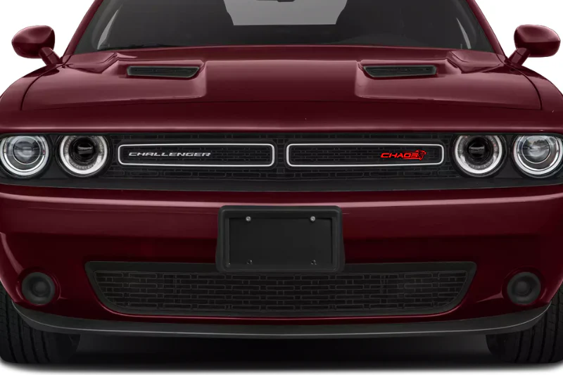 Dodge Emblem & Badge Set - Grille and Tailgate Chaos logo (Type 2) - Image 2