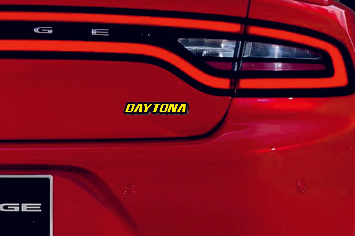 Dodge Emblem & Badge Set - Grille and Tailgate Daytona logo (Type 2) - Image 3