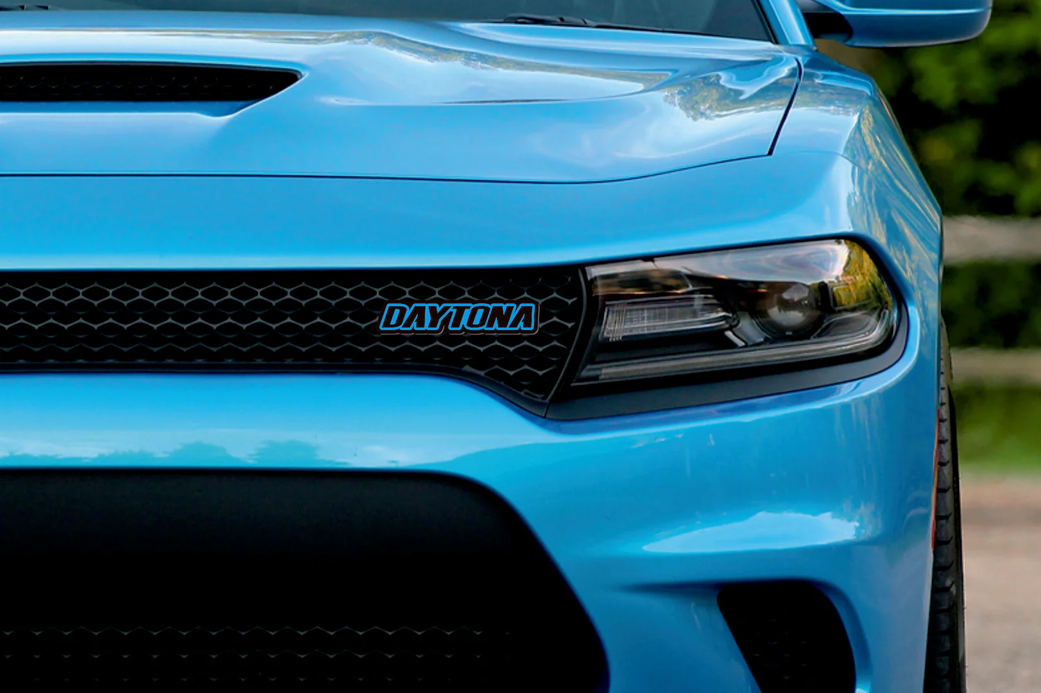 Dodge Emblem & Badge Set - Grille and Tailgate Daytona logo (Type 3) - Image 2