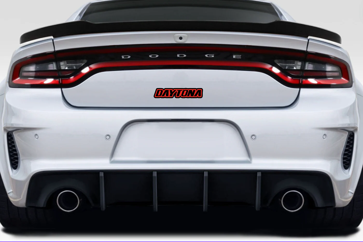 Dodge Emblem & Badge Set - Grille and Tailgate Daytona logo (Type 3) - Image 3