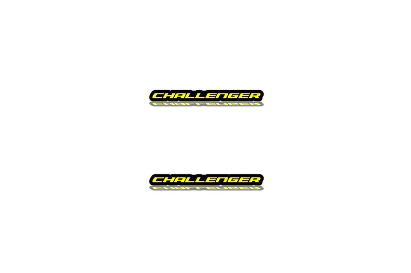 Dodge Emblem & Badge Set - Grille and Tailgate Dodge Challenger logo