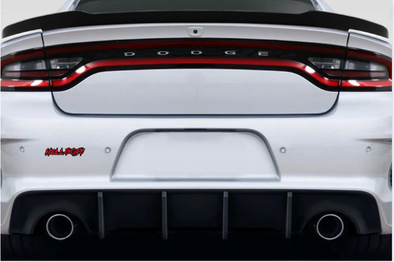 Dodge Emblem & Badge Set - Grille and Tailgate Hellscat logo - Image 3