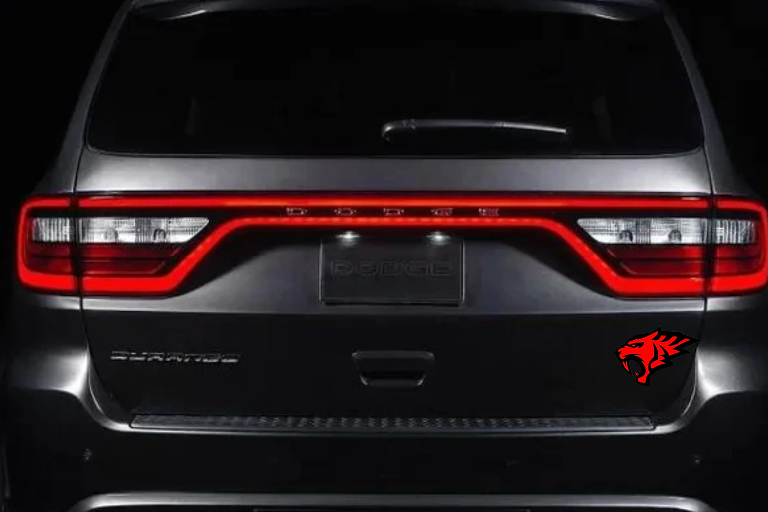 Dodge Emblem & Badge Set - Grille and Tailgate HellTiger logo - Image 3