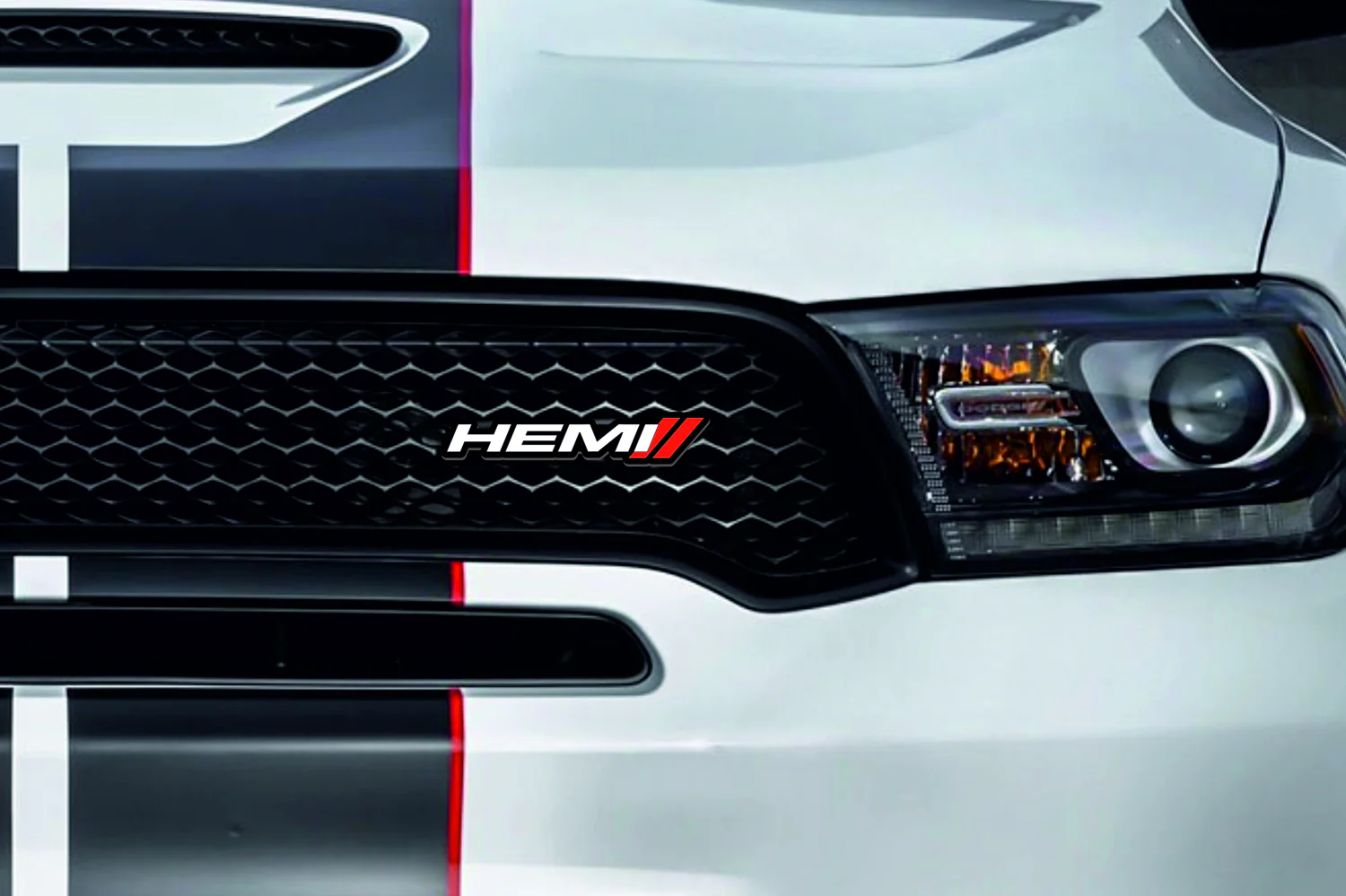 Dodge Emblem & Badge Set - Grille and Tailgate Hemi + Dodge logo - Image 2