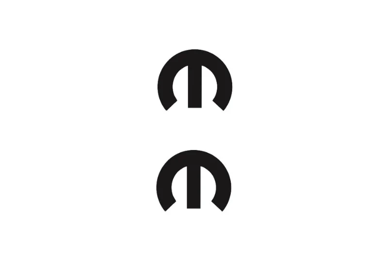 Dodge Emblem & Badge Set - Grille and Tailgate Mopar logo (Type 20)