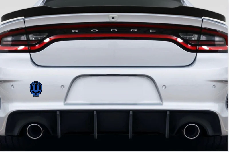 Dodge Emblem & Badge Set - Grille and Tailgate Mopar Skull logo (Type 13) - Image 3