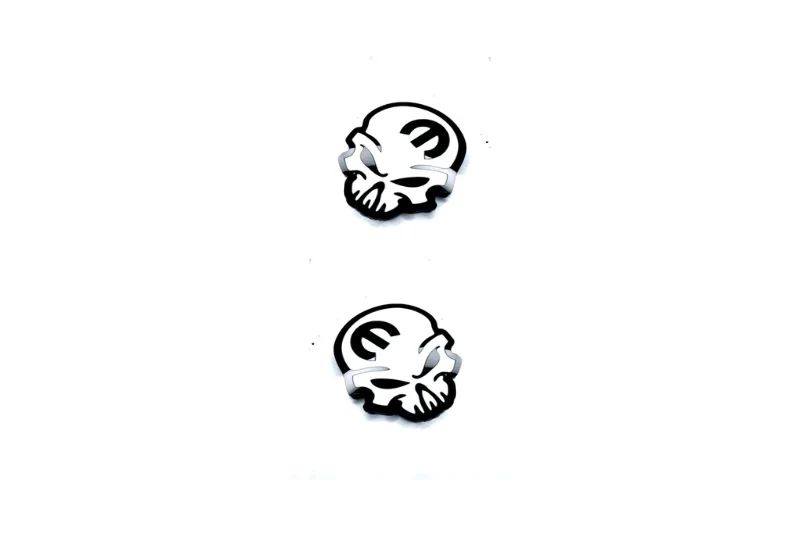 Dodge Emblem & Badge Set - Grille and Tailgate Mopar Skull logo (Type 3)