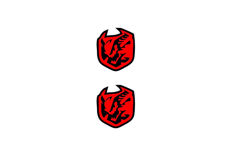 Dodge Emblem & Badge Set - Grille and Tailgate Predator logo