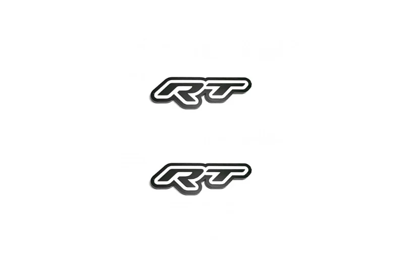 Dodge Emblem & Badge Set - Grille and Tailgate RT logo (Type 2)