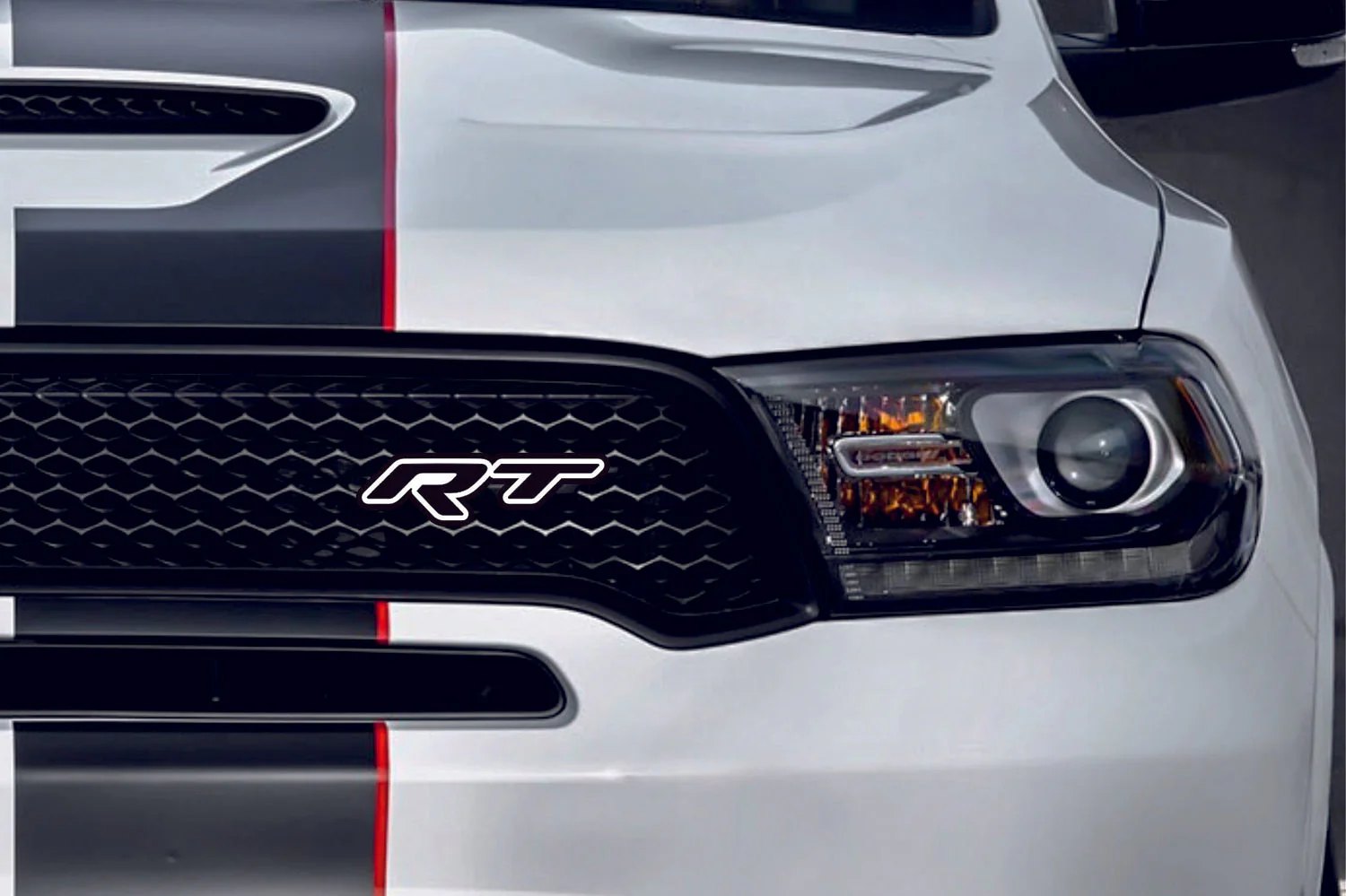 Dodge Emblem & Badge Set - Grille and Tailgate RT logo (Type 2) - Image 2