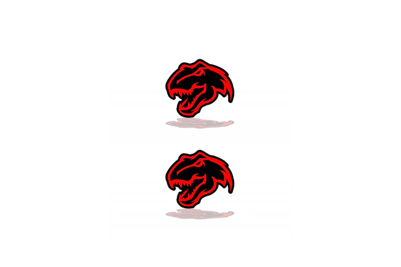 Dodge Emblem & Badge Set - Grille and Tailgate TRX logo (Head)