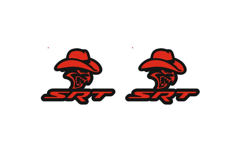Dodge Emblem & Badges set with Cowboy SRT logo - Image 2